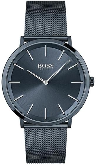 BOSS Men's SKYLINER Ultra Slim Quartz 40mm Watch | Water Resistant | Premium Minimalistic Timepiece for Business and Casual Wear