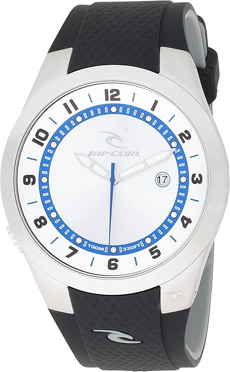 Rip Curl Men's A2376-SIL Beacon Polyurethane Silver Watch