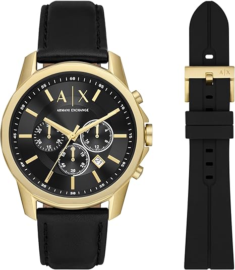 A｜X ARMANI EXCHANGE Men's Stainless Steel Watch Gift Set (Model: AX7133SET)