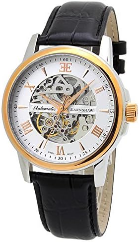 Thomas Earnshaw Men's ES-0014-01 Beagle Analog Display Swiss Automatic Black Watch