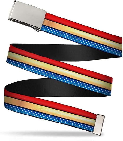 Buckle Down Men's Web Belt Wonder Woman 1.5