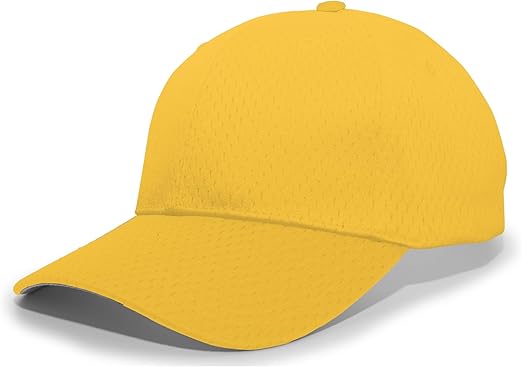 Pacific Headwear Standard Coolport Mesh Hook-and-Loop Adjustable Cap, Gold