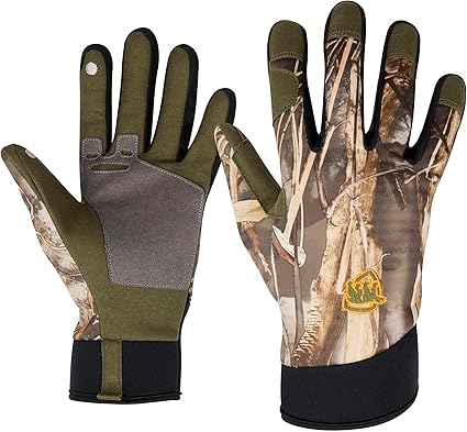 ArcticShield Heat Echo Shooters Hunting Gloves, Realtree Max 7, Large