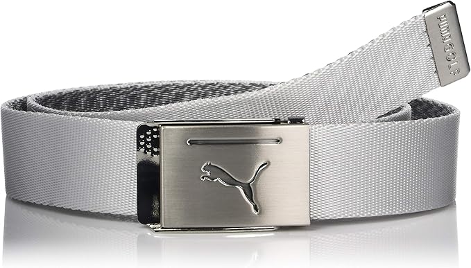 PUMA Golf 2019 Men's Reversible Web Belt (One Size), Bright White