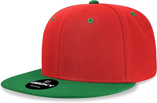 DECKY Standard 6 Panel High Profile Structured Acrylic/Polyester Snapback Multi