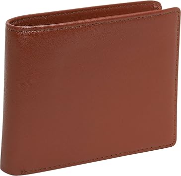 Company Cowhide Leather Slim Wallet, Brown (550011-2)