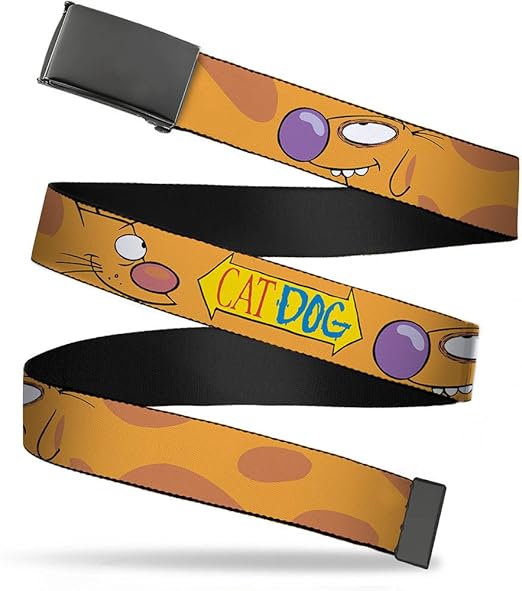 Buckle-Down Web Belt CatDog 1.5