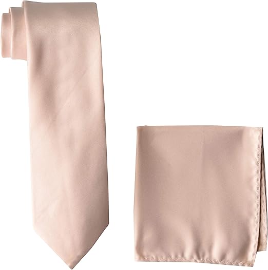 STACY ADAMS mens Classic Style Reg necktie, Blush, Regular US