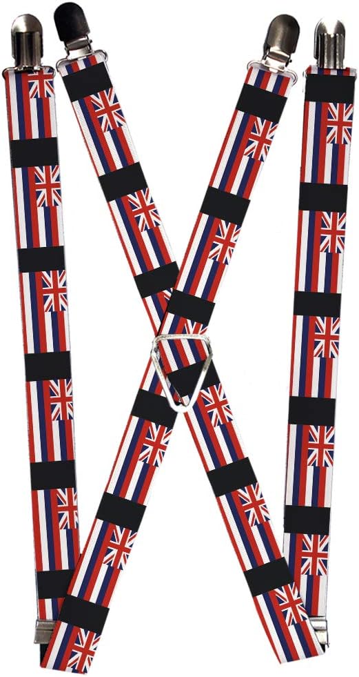 Buckle-Down Men's Suspender-Hawaii, Multicolor, One Size