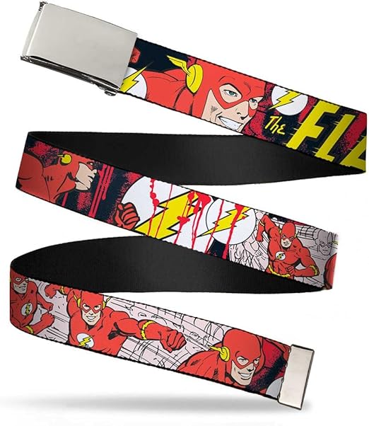 Buckle-Down Web Belt The Flash 1.25