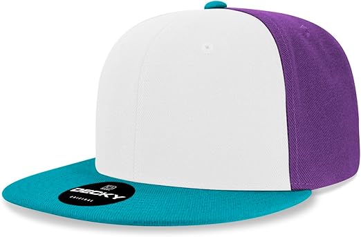 DECKY Standard 6 Panel High Profile Structured Acrylic/Polyester Snapback Multi