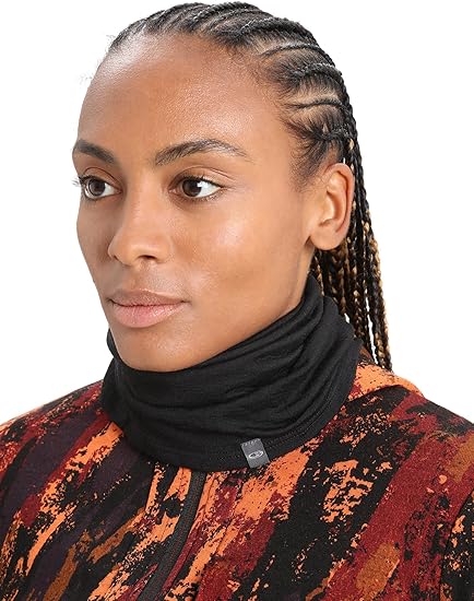 Icebreaker Merino unisex-adult Adult Unisex Flexi Chute Wool Winter Neck Buff/Gaiter for Men Or Women