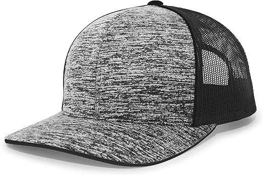 Pacific Headwear Aggressive Heather Trucker Snapback Cap