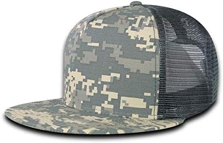 DECKY Standard 5 Panel Ripstop Truckers Cap-Army Combat Uniform, ACU, One Size