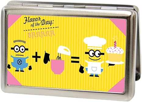 Buckle-Down Metal Wallet-Despicable Me Flavor of The Day Equation Fcg