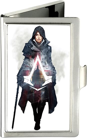 Buckle-Down Men's Business Card Holder-Assassin's Creed, Multicolor, 3.7