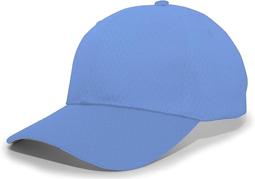 Pacific Headwear Standard Coolport Mesh Hook-and-Loop Adjustable Cap, Columbia Blue