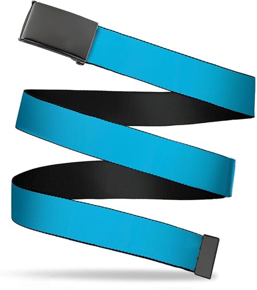 Buckle-Down Men's Web Belt Blue, Multicolor, 1.5