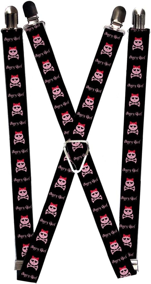 Buckle Down Men's Suspender-Skulls