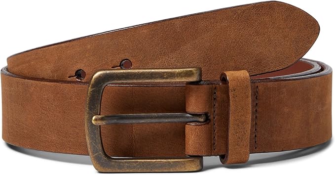 Men's 38 Mm Italian Burnished Nubuck Belt