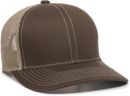 Outdoor Cap Structured Mesh Back Trucker Cap