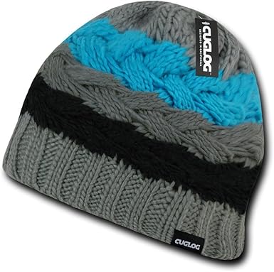 St. Helens Beanie, Grey/Teal