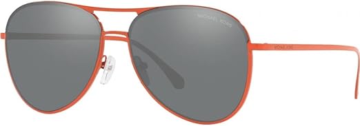 Michael Kors MK1089 Kona 4378 Sunglasses Orange w/Gunmetal Mirror 59mm