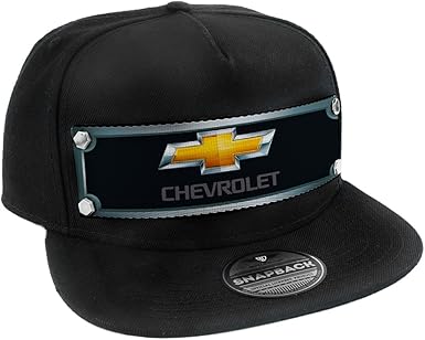 Buckle-Down Snapback Hat-Chevrolet Bowtie Grays/Black/Gold