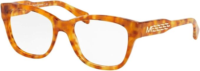 Michael Kors COURMAYEUR MK4059F Eyeglass Frames 3339-52 - Amber Tort MK4059F-3339-52