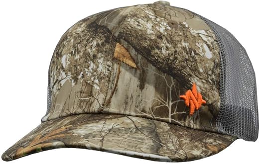 Nomad Men's Mark Flatbill Trucker Camo Hat with Sun Protection