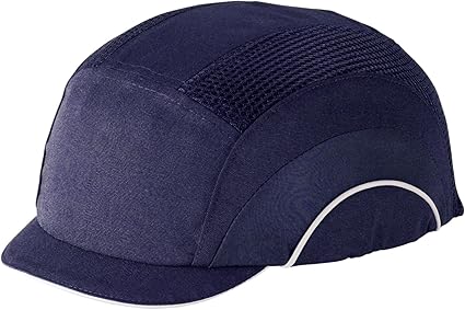 JSP HardCap A1+ Micro Brim Bump Cap - Navy, Ventilated, Reflective Piping (ABT000-002-104)