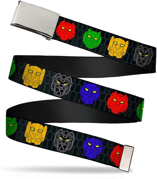 Buckle Down Men's Web Belt Voltron 1.5