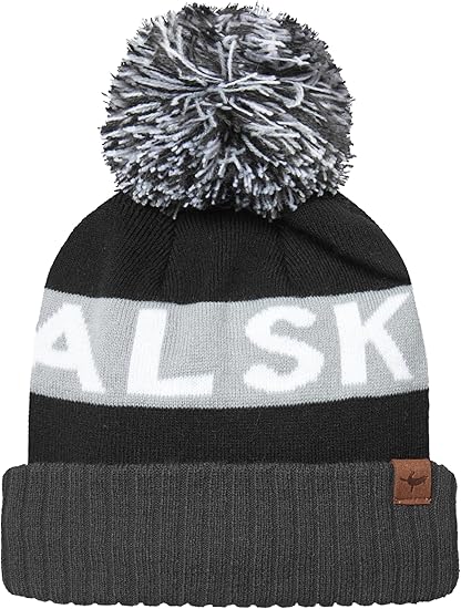 SEALSKINZ Men's Foulden Water Repellent Bobble Hat