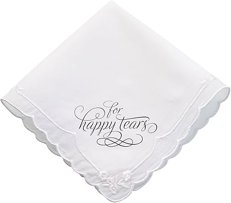 Lillian Rose Wedding Happy Tears Keepsake Hankie, 12