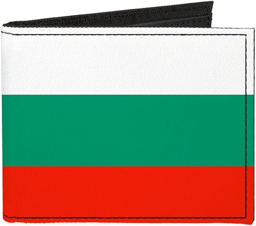 Buckle-Down Canvas Bi-fold Wallet-Bulgaria Flag