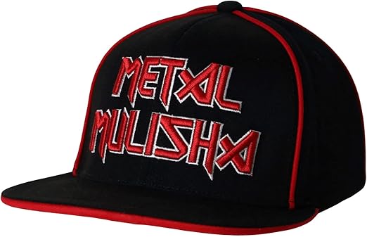 Metal Mulisha Men's Iron Mulisha Flex Hat, Black, Small-Medium