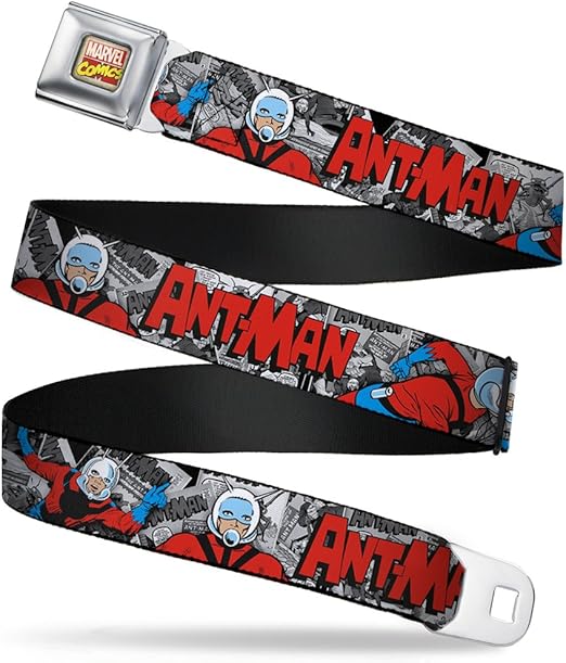 Buckle-Down Men's Seatbelt Belt Ant-Man Wmc106