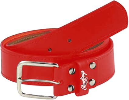 Rawlings | PRO LEATHER Baseball Belt | Adult Sizes | Multiple Colors