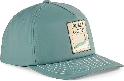 Puma Golf Men's Standard Landscape TECH Cap, Eucalyptus-Putty