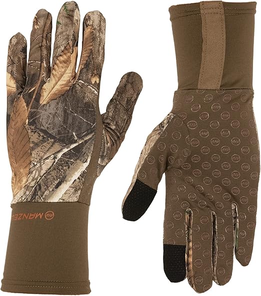 Manzella Men's Snake Lightweight Water Resistant Cold Weather Hunting Glove, Touchscreen Capable