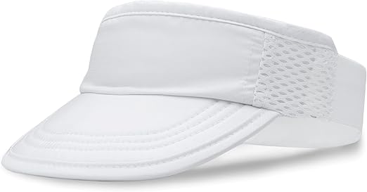 Headsweats Unisex Adult Super Crush Visor (White) Cap, White, 1 US