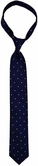 GoTie Dotted Neckties For Men - Ready to Wear - Pretied Adjustable Neckties