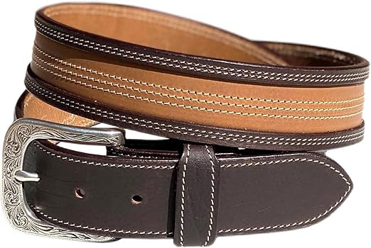 Durango Mens Murphy Two Tone Leather Belt