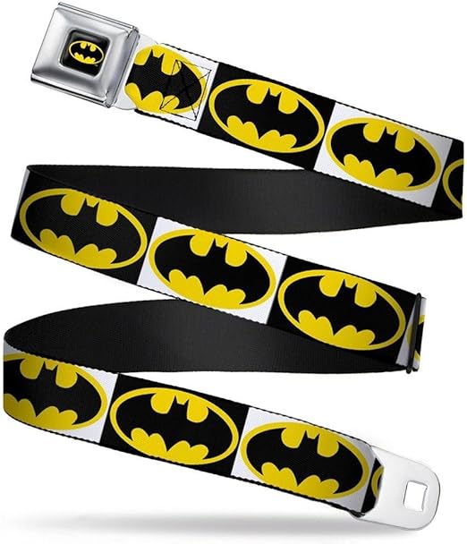 Buckle-Down Men's Seatbelt Belt Batman Wbm077