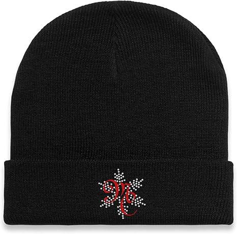 Mariah Carey Official Merry Christmas One & All Cream Tour Beanie, Black