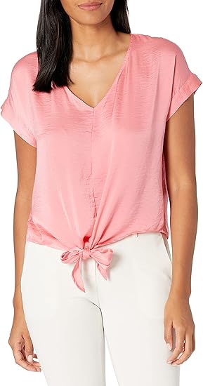 NIC+ZOE Men's Grapefruit Tie Top