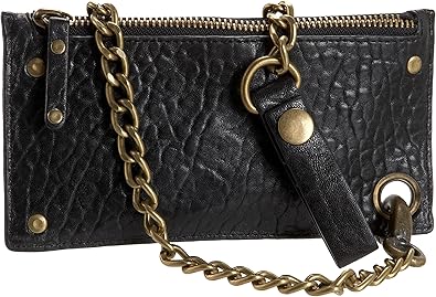 Zip Pouch Wallet with Chain