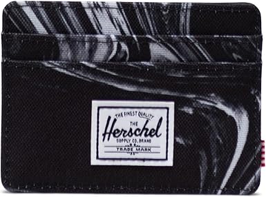 Herschel Charlie RFID, Paint Pour Black, One Size