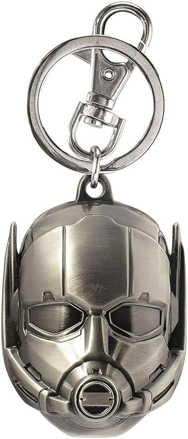 Marvel Ant Man Head Pewter Key Ring Action Figure Multi-colored, 3