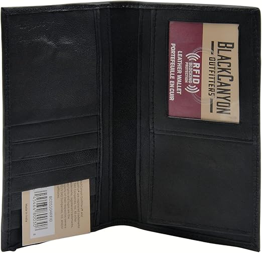 Wallet, Black and Brown, Large